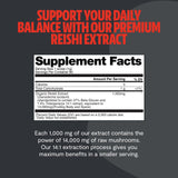 FreshCap Mushrooms Reishi doseur, scoop inclus pour dosages constants.