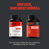 FreshCap Reishi - Gélules noires faciles à intégrer dans la routine du soir.