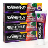 Freshen-Up MAX+ Pâte-dents Menthe 118 ml tube: nettoyage efficace et haleine fraîche.