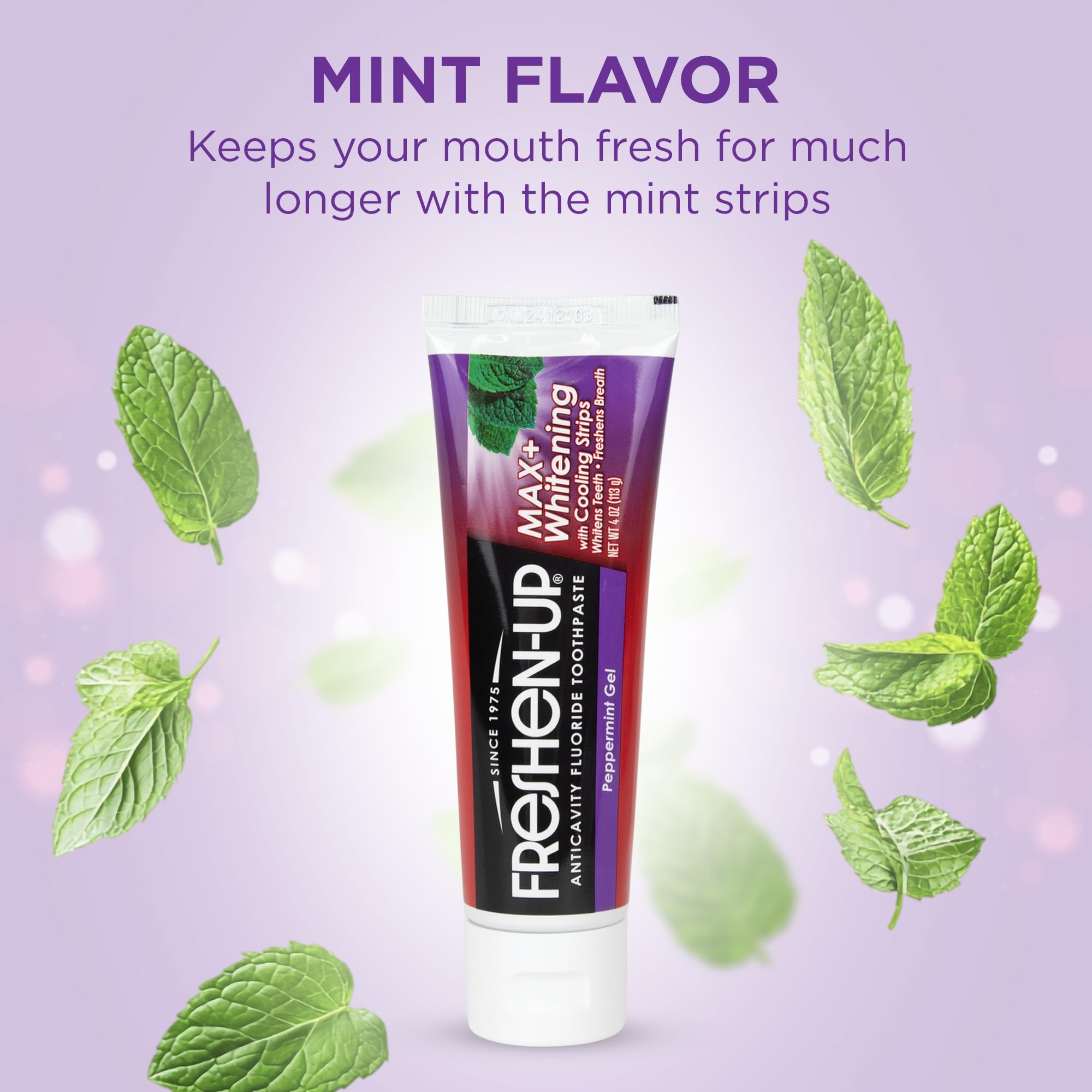 Freshen-Up MAX+ Utilisation quotidienne: routine d'hygiène buccale.