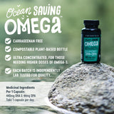 Source algue Freshfield Omega3 durable pour oméga-3 vegan concentré.