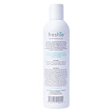 Freshie lavage féminin, étiquette sans parabènes et sans sulfates.
