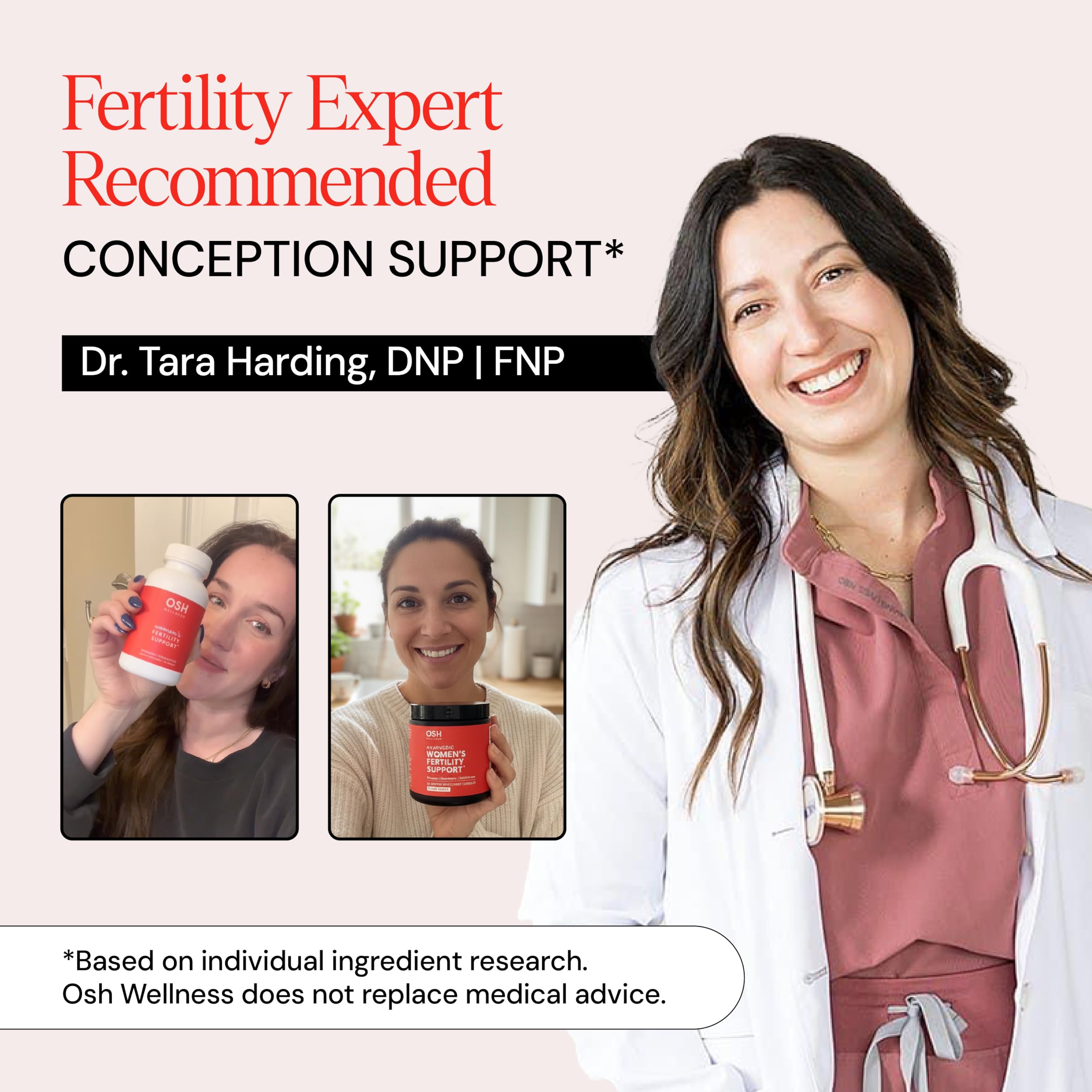 Freshly Moms: fruit tribule et gokshura visibles, soutien possible de l ovulation.
