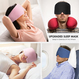 FreshMe Masque Sommeil pliable portable — facile à transporter lors de voyages.