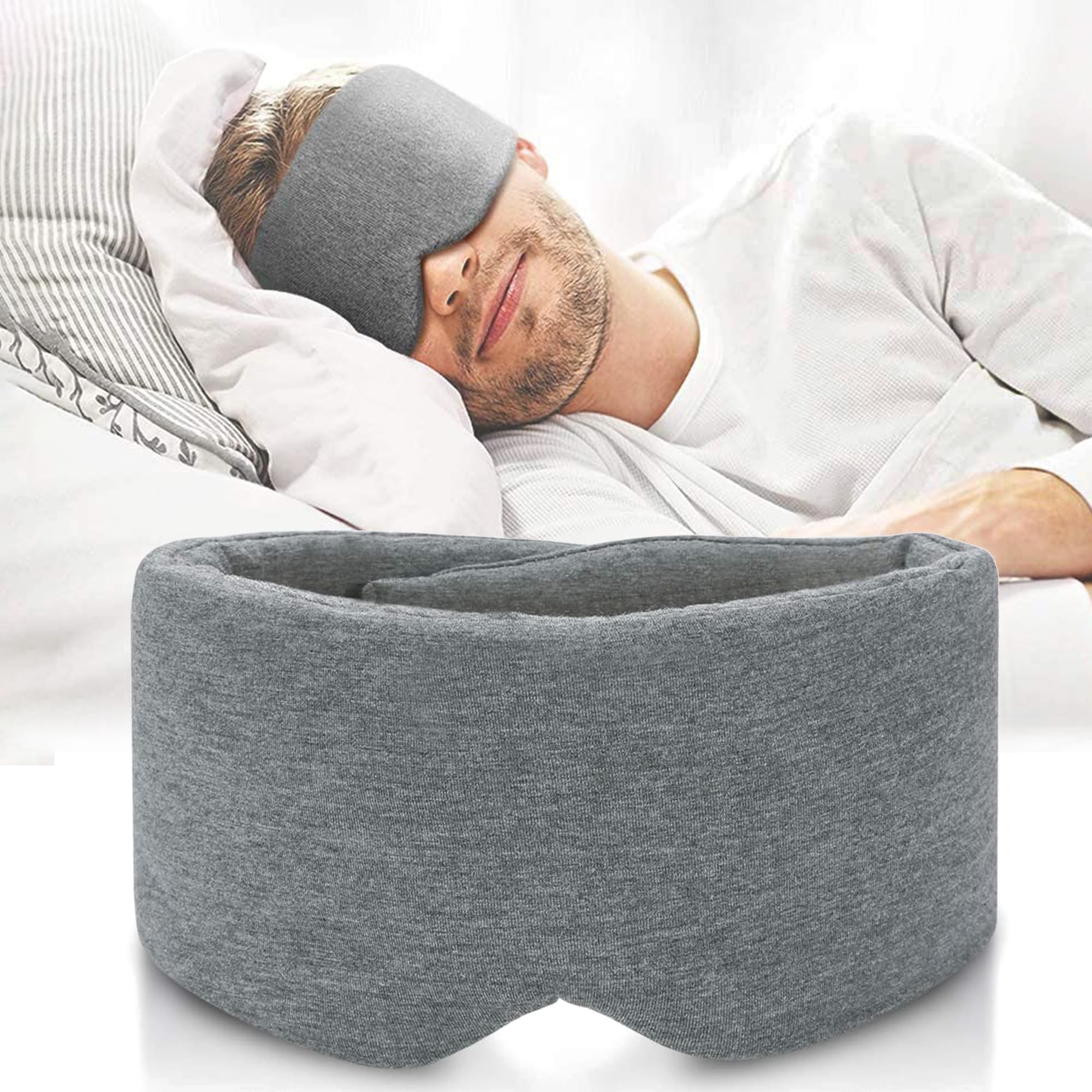FRESHME masque-yeux coton design-ameliore pour bloquer la lumière