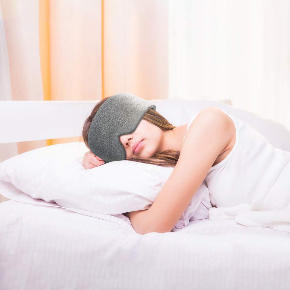 FRESHME masque-yeux coton grande-taille convient aux grandes tetes