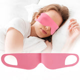 FreshMe masque yeux rose léger pour confort en déplacement