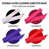 Couleurs double-face et options pour FRESHME masque yeux satin.