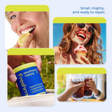 Freshmile tablettes dentifrice nano-hydroxyapatite pour reminéralisation légère et sourire éclatant.