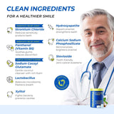 Freshmile tablettes dentifrice xylitol pour neutraliser les odeurs et haleine durable.