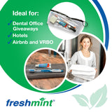Arôme menthe frais du dentifrice Freshmint procure une sensation rafraîchissante.