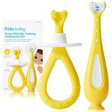 Frida Baby Grow-With-Me brosse dent bébé, douceur pour gencives sensibles.