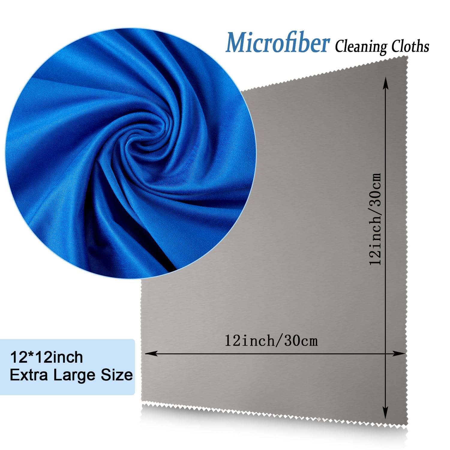 Frienda chiffon microfibre bleu nettoie écrans sans traces