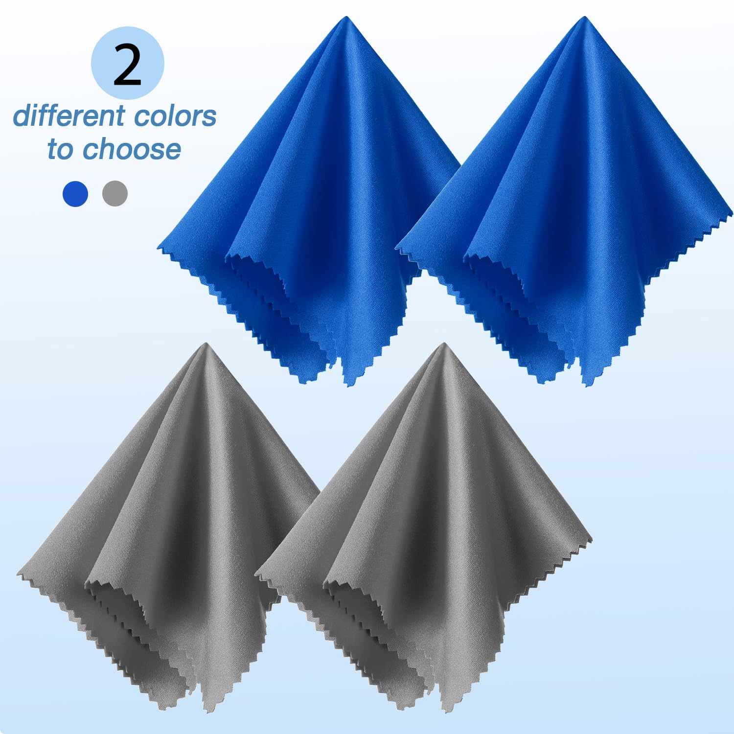 Frienda chiffon microfibre bleu pour smartphones et tablettes en douceur