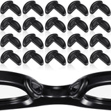 Frienda coussins nasaux forme D adhésifs anti-glisse pour lunettes et confort.