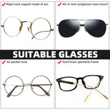 Frienda embouts nez lunettes autocollants soft, pose facile et réutilisables.