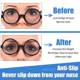 Frienda pack 24 coussinets nasaux noirs adhésifs pour lunettes.