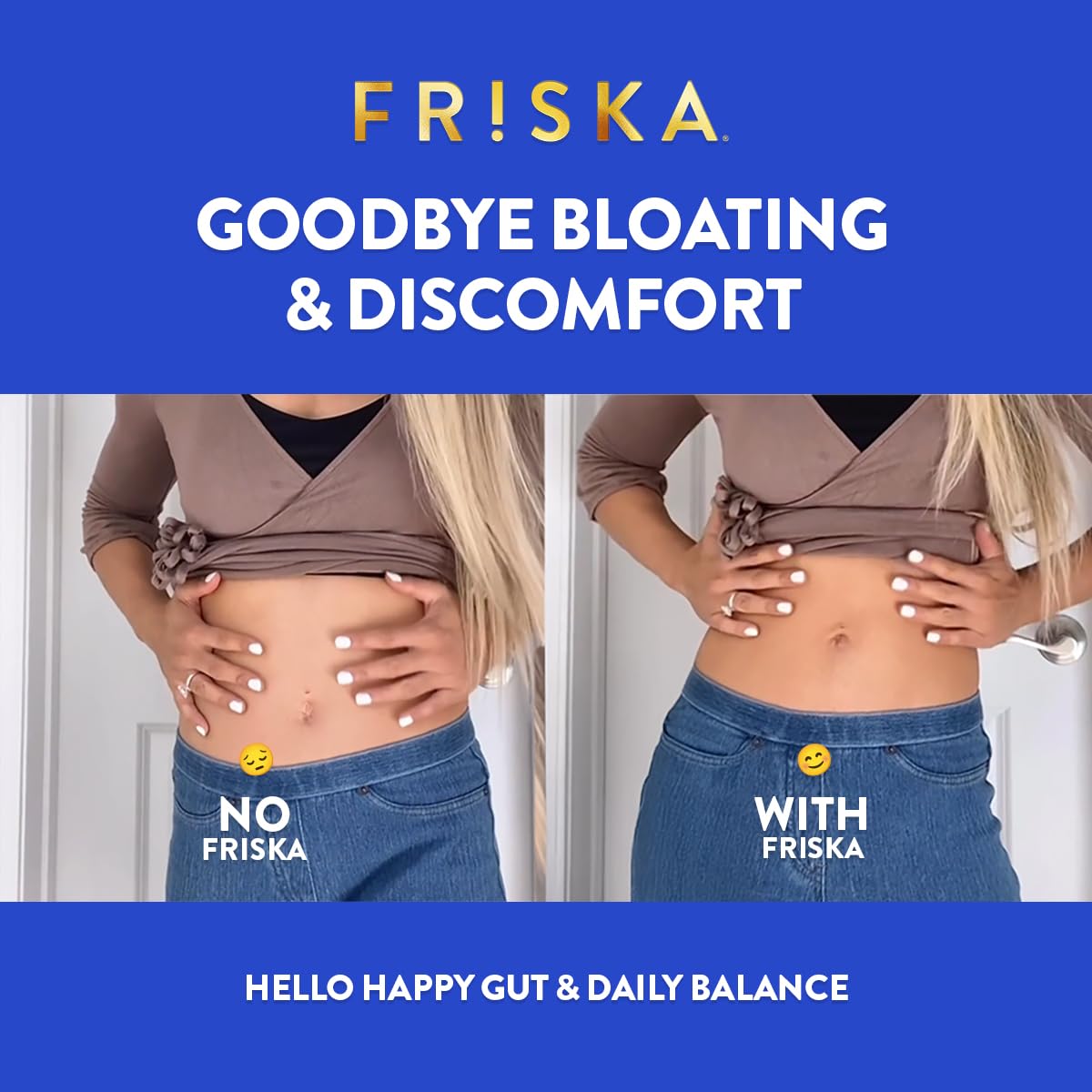 FR!SKA Digestif Quotidien Femmes – illustration montrant la digestion après un repas