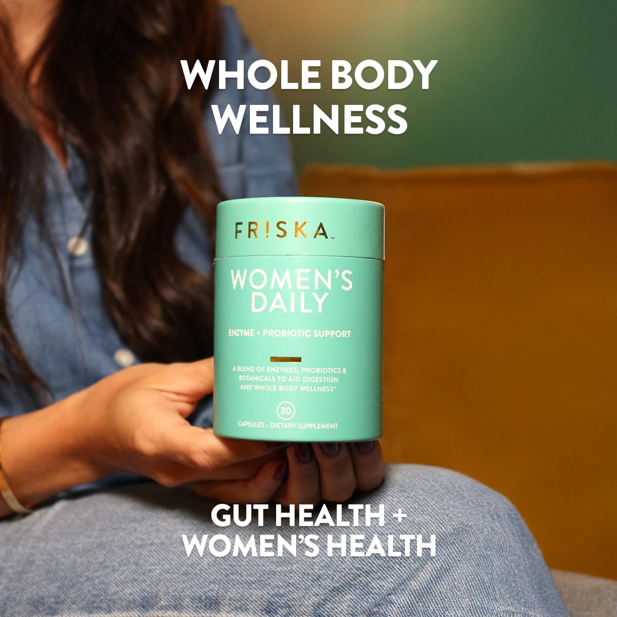 FR!SKA Digestif Quotidien Femmes – emballage pratique pour une routine quotidienne