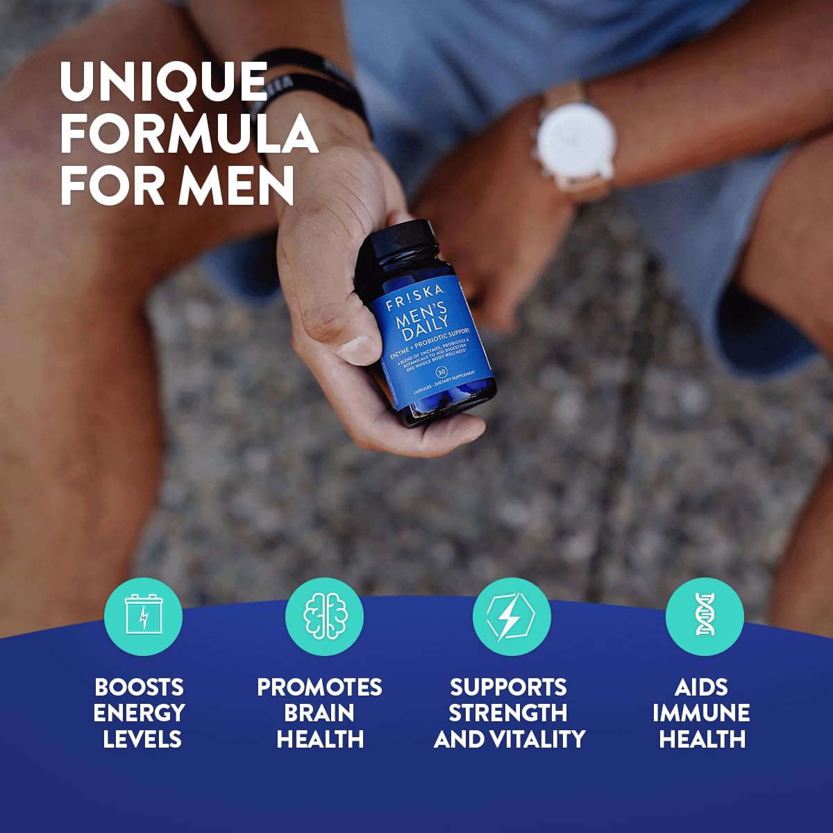 FR!SKA Quotidien Homme – capsules digestives, soutien des repas