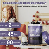 Gommes Fristfei Shilajit utilisées quotidiennement après les repas.