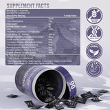 Fristfei Shilajit Gummies – emballages individuels, pratique pour le sport et les voyages.