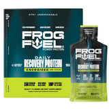 Frog Fuel Shot Berry emballage Berry: goût fruits des bois et praticité prête à emporter.