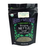 Frontier Co-op Ortie bio, feuilles coupées et tamisées, parfaites pour infusion délicate.