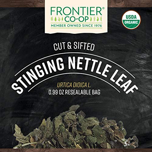Frontier Co-op Ortie bio, tisane aromatique prête à infuser.
