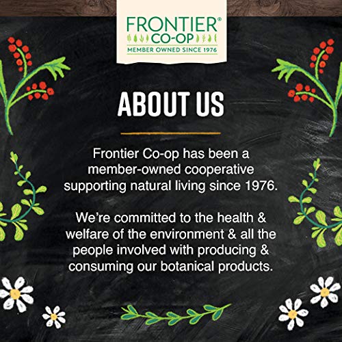 Qualité naturelle et pureté des feuilles senna Frontier Co-op