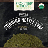 Frontier Co-op poudre d-ortie seche, ideale pour smoothies et plats nourrissants.