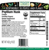 Frontier Co-op Poudre psyllium, dose facile, idéale pour pains et crèmes épaisses.