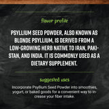 Frontier psyllium poudre usage cuisine : épaississant naturel pour crème, sauces et pains.