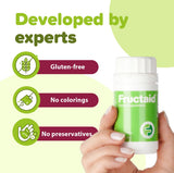 Emballage Fructaid avec informations nutritionnelles claires.