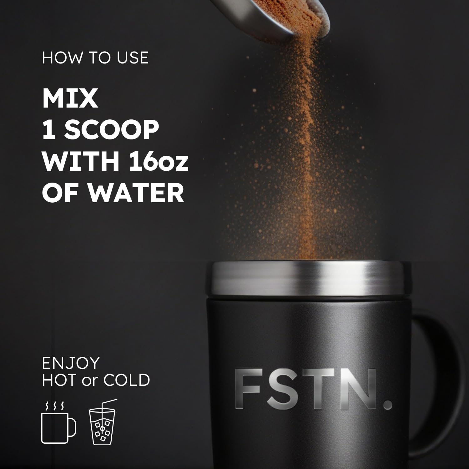FSTN Chocolat Électrolytes, clarté mentale et concentration possibles.