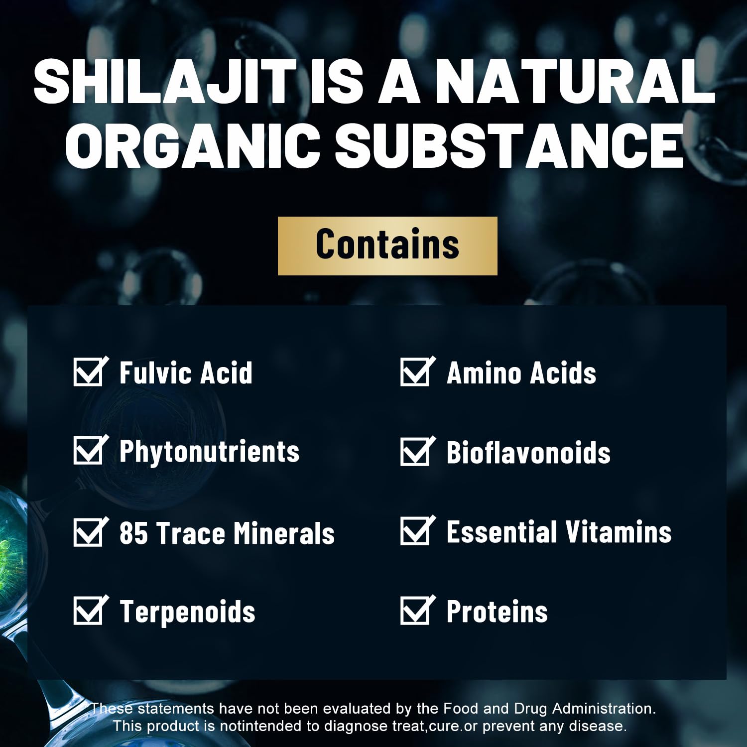 Ashwagandha intégré dans Fubienfit Shilajit pour un soutien nutritionnel polyvalent.