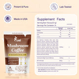 Fuel Nutrition Pro Collagène-Champignon Café cordyceps, énergie soutenue