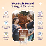 Fuel Nutrition Pro Collagène-Champignon Café reishi, équilibre et douceur naturelle