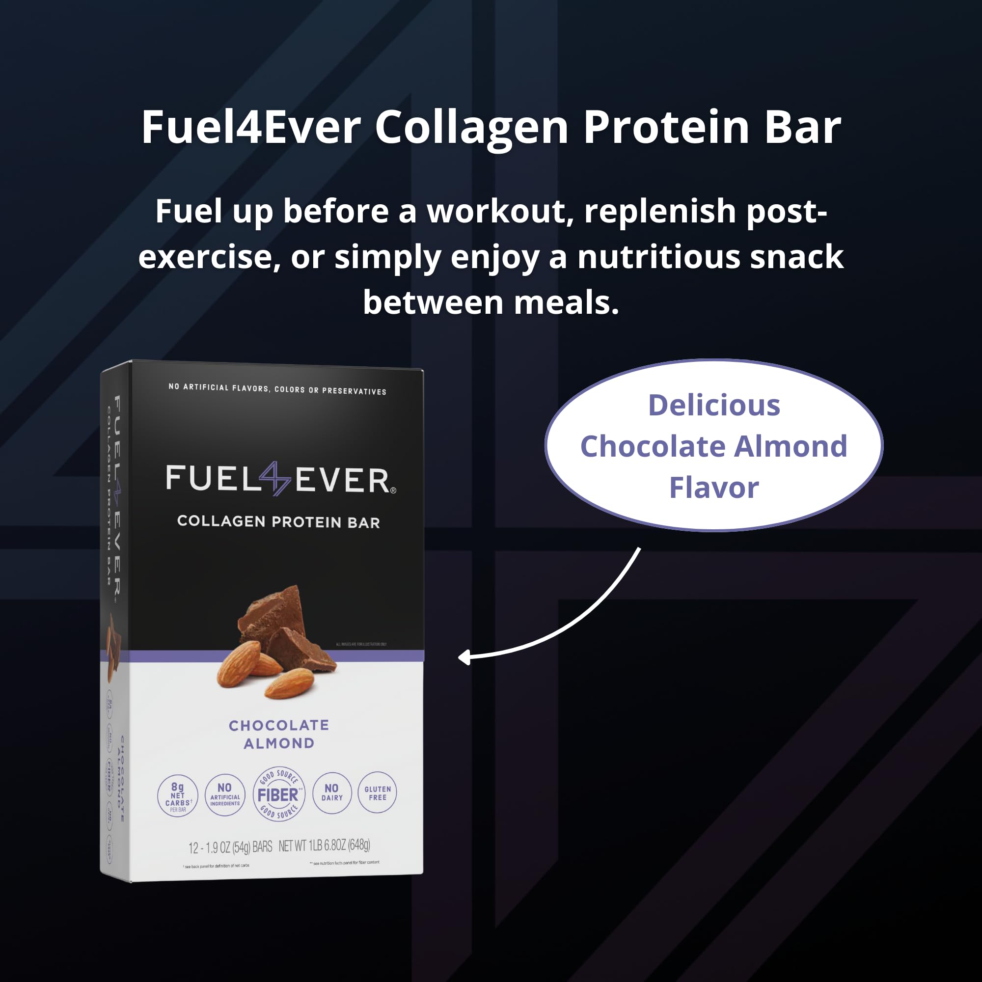 Fuel 4 Ever snack portable: énergie pratique en déplacement.