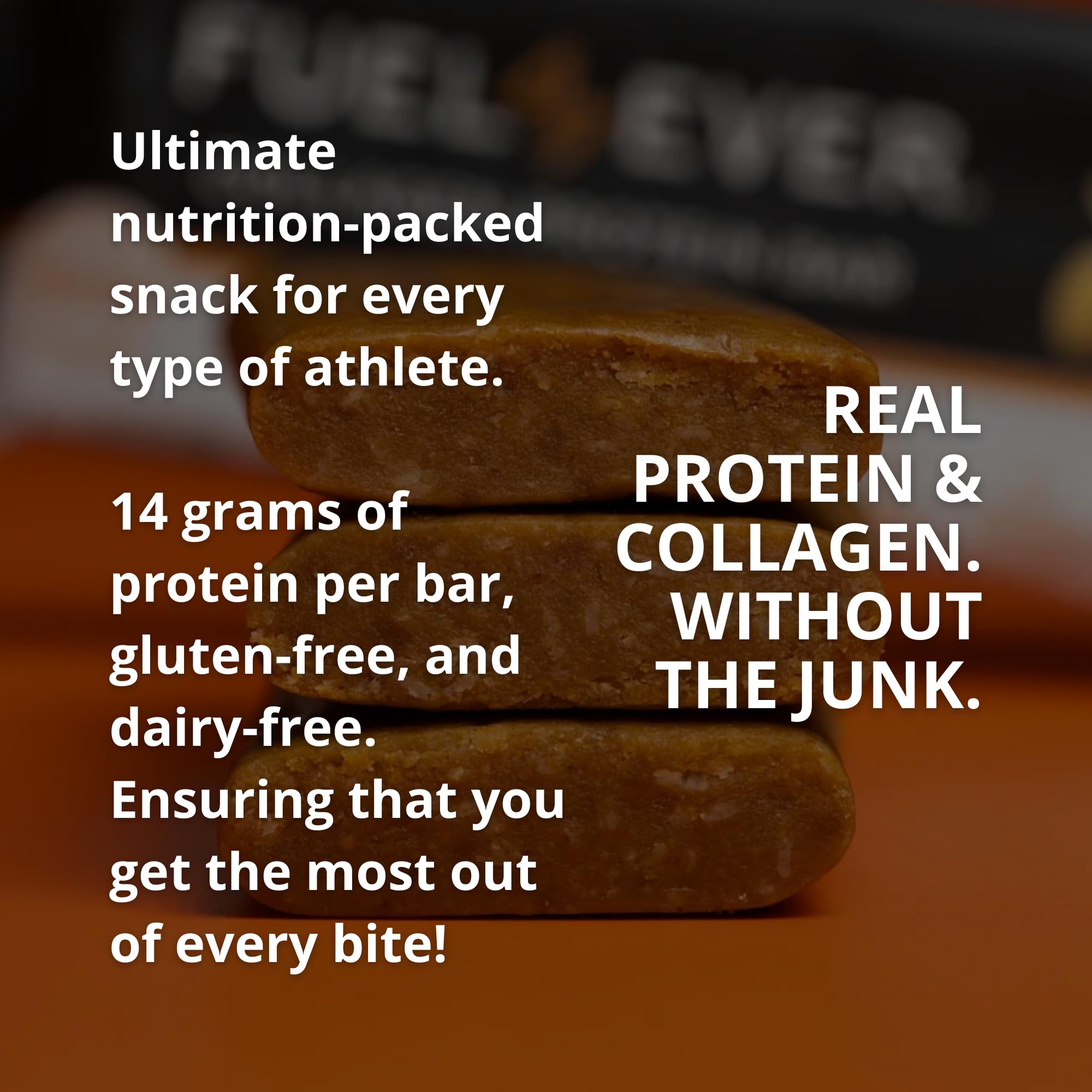 Fuel 4 Ever barre tranche nutrition: profil fibre et énergie durable.