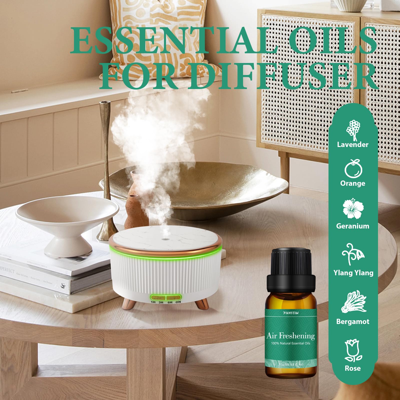 FUHITIM coffret cadeau huiles essentielles design élégant pour offrir.