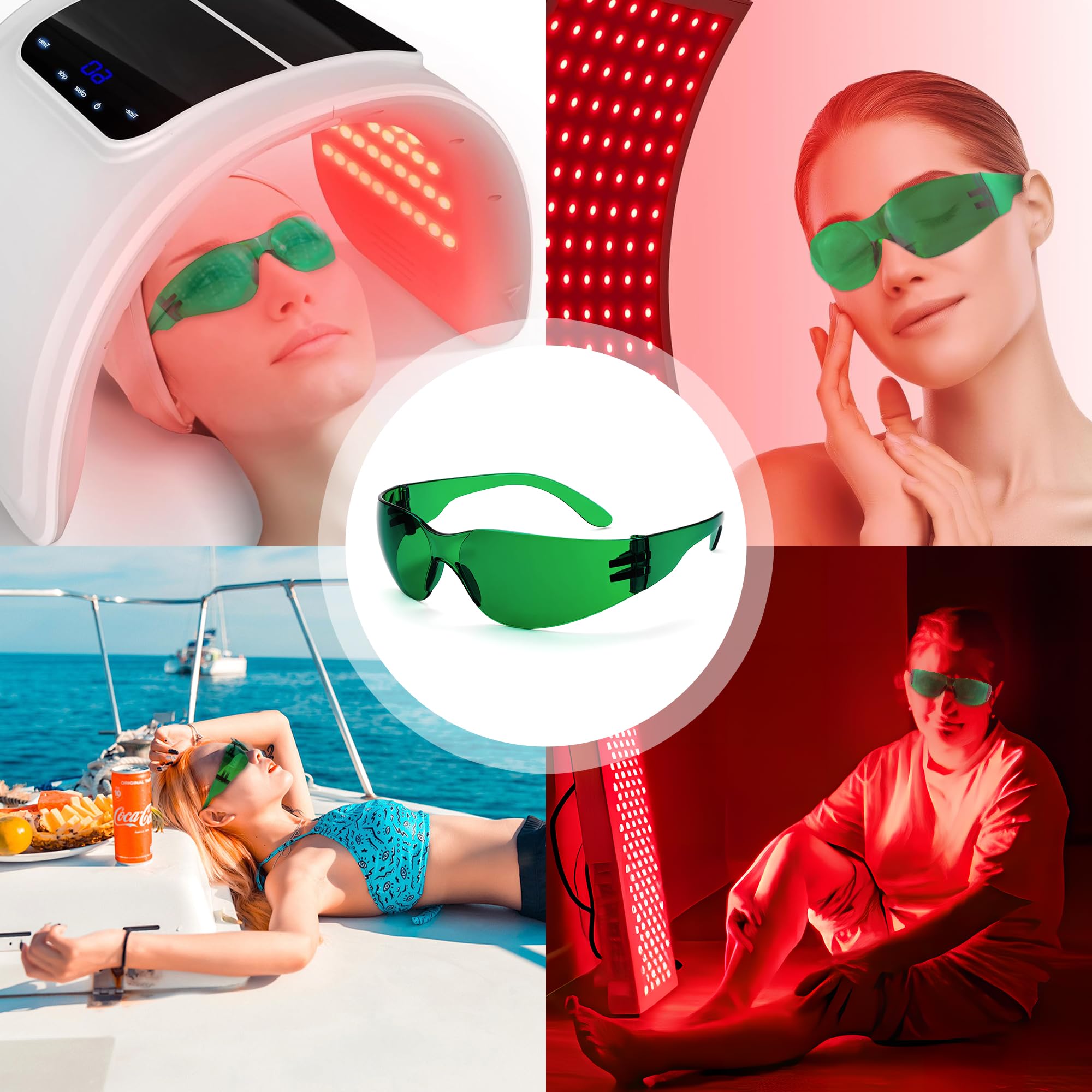 Matériau polycarbonate léger des lunettes FUIART offrant un port confortable.