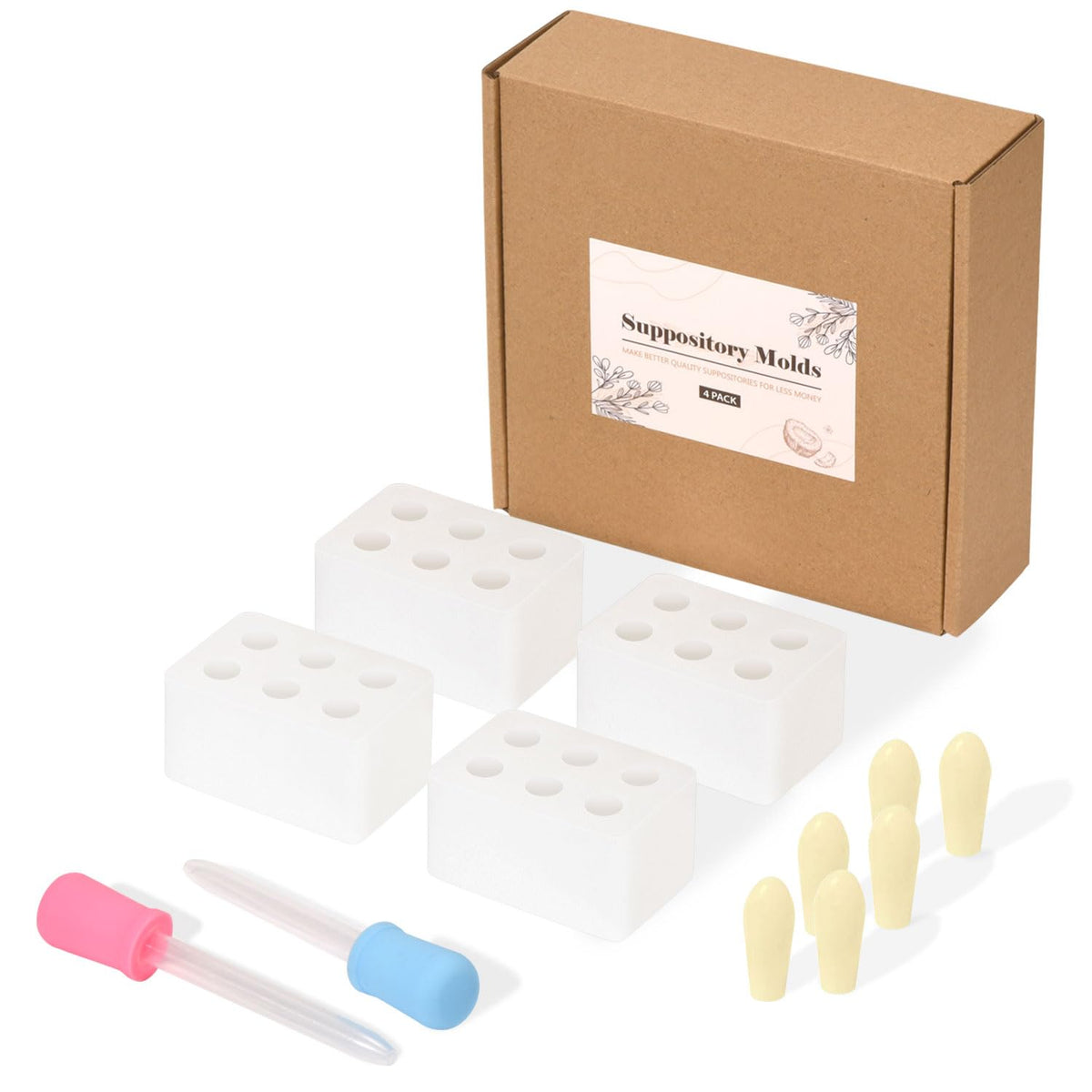 Fukumi moules réutilisables 2ml — design lisse pour un démoulage facile.