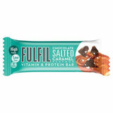 Étiquette des barres Fulfil avec informations nutritionnelles et sans gluten.