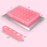 Fullicon étui voyage pilules compact rose