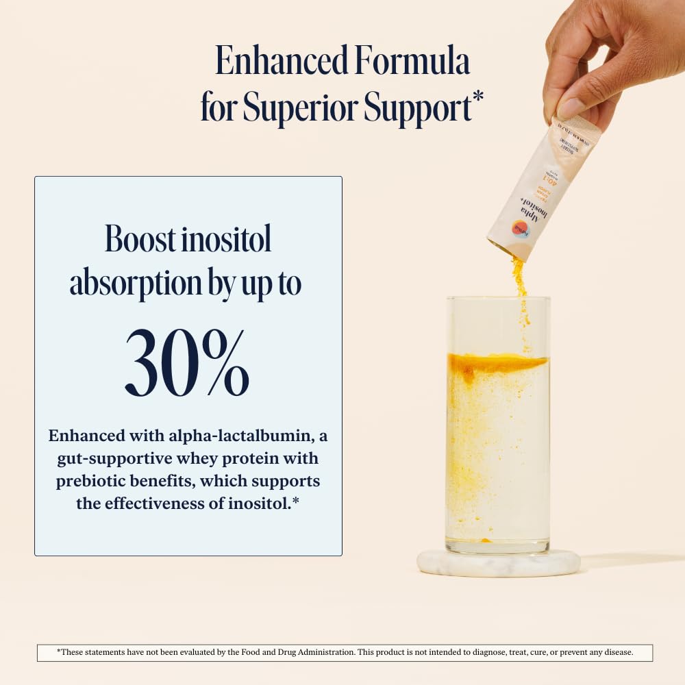 Sachets sticks FullWell Alpha Inositol+ pour une utilisation quotidienne pratique.