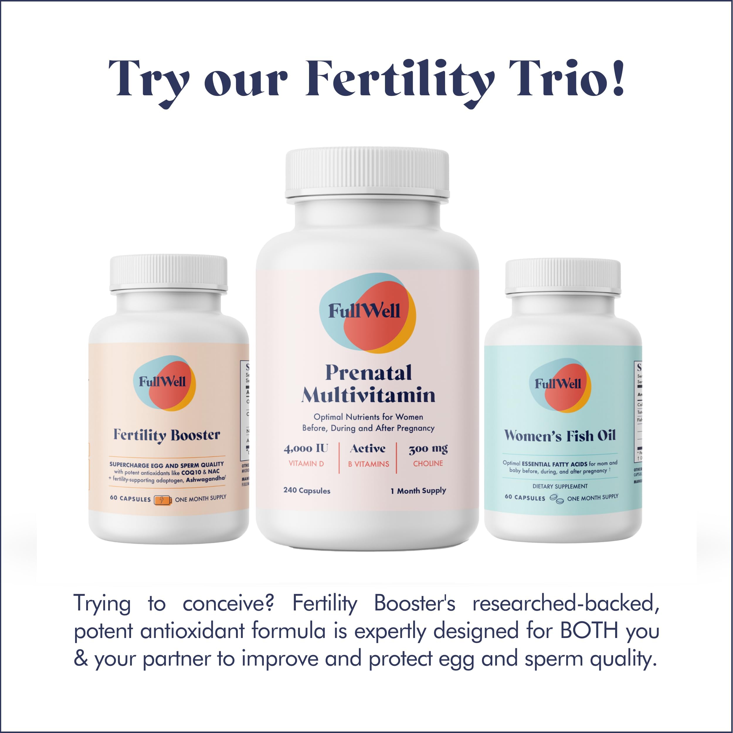 FullWell Fertility Booster - ingrédients Ashwagandha, adaptogène pour le bien-être général.