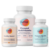FullWell Fertilité Trio – bouteille, facilité d'intégration quotidienne des compléments.