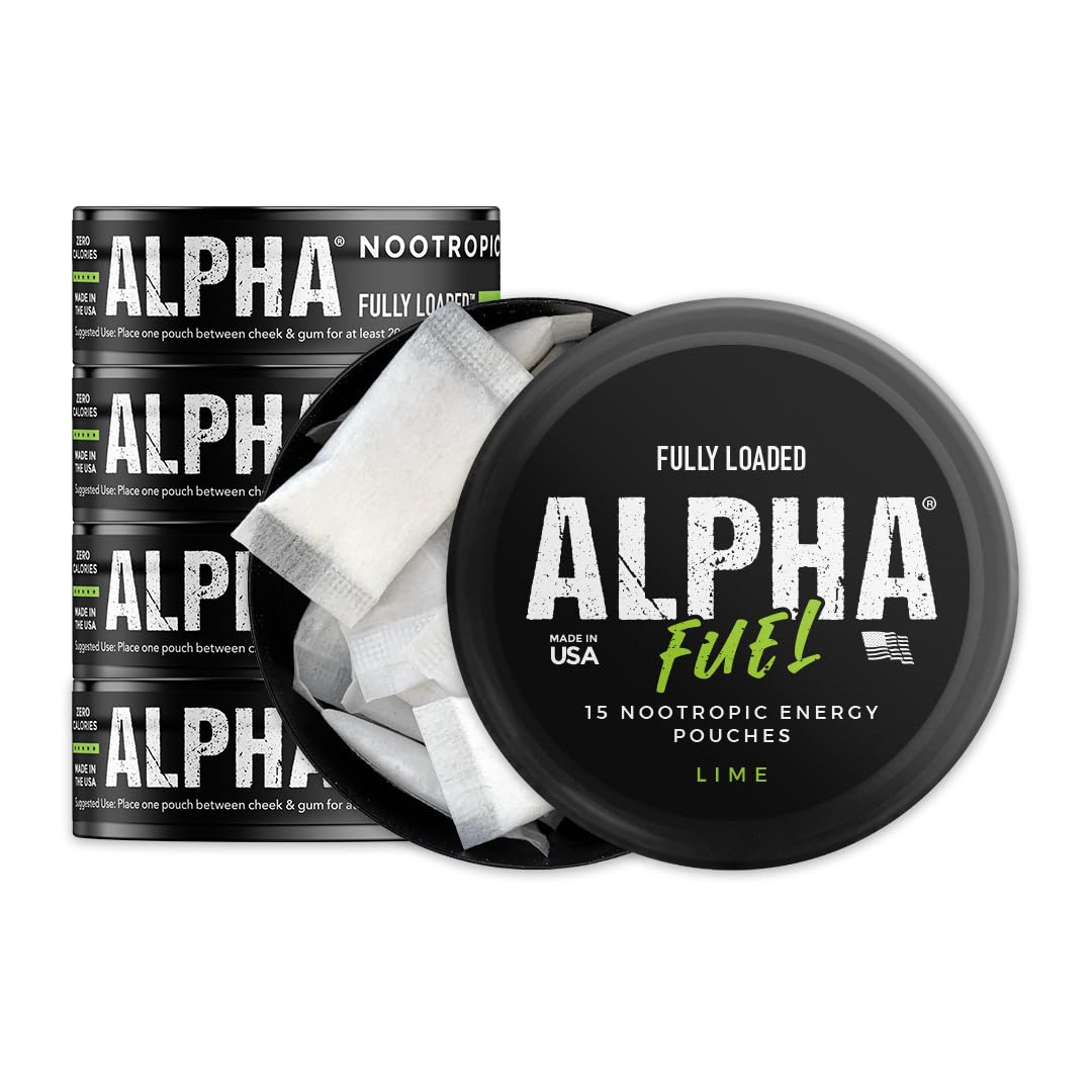 Sachet discret Fully Loaded Alpha Fuel Nootrotiques goût citron vert pour mobilité.