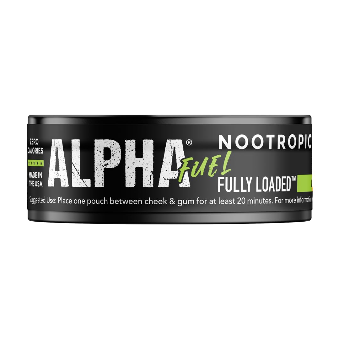 Utilisation discrète en poche pour un regain d'énergie avec Fully Loaded Alpha Fuel Nootrotiques.